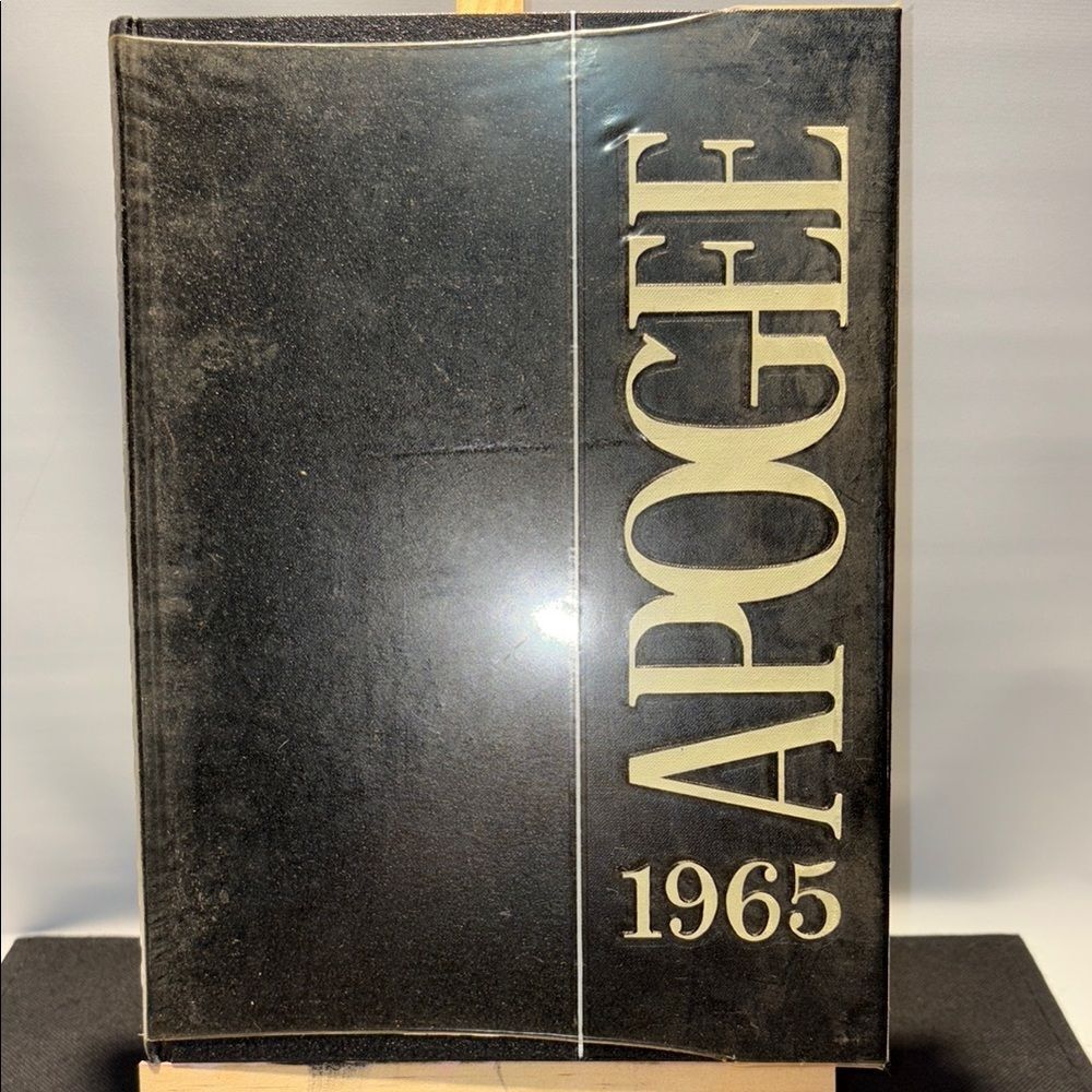1965 Black Yearbook from Bowsher high school Toledo OH